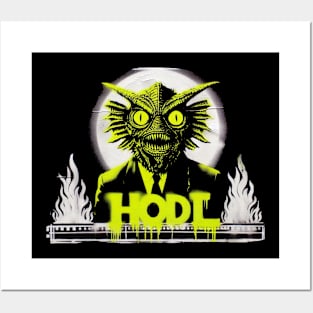 HODL monster Posters and Art